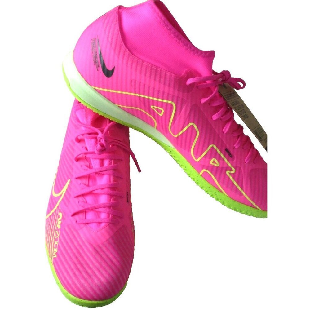 Nike Men's Zoom Superfly 9 Academy IC High Top Soccer Shoes Size 12 Pink Blast - Picture 4 of 5